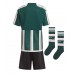Manchester United kläder Barn 2023-24 Bortatröja Kortärmad (+ korta byxor)